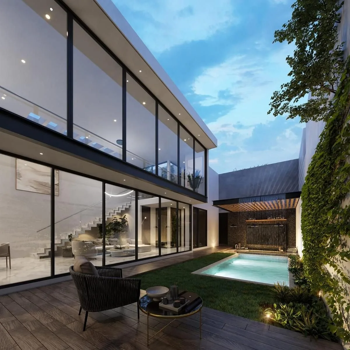 Casa en Venta en Temozón de 3 Habitaciones con acabados de Lujo